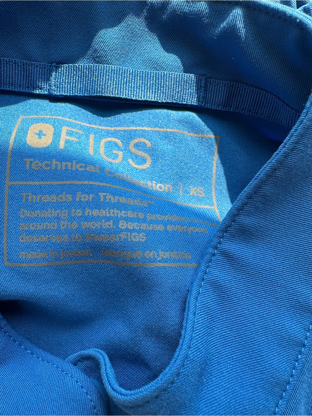 FIGS Women's Scrub Set Royal Blue Montex Top XS & Uman Jogger Pants S - Picture 14 of 14
